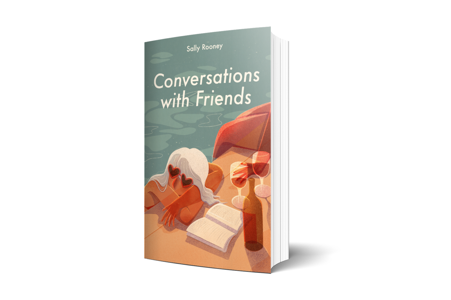 BookMockup Conversations with Friends