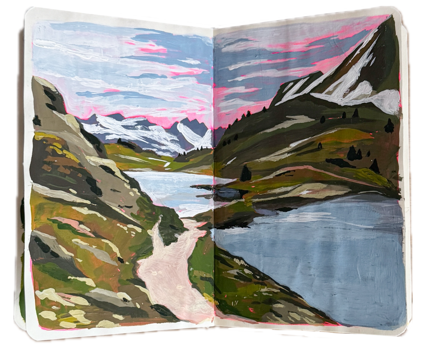 Sketchbook Florence Sabatier illustration gouache